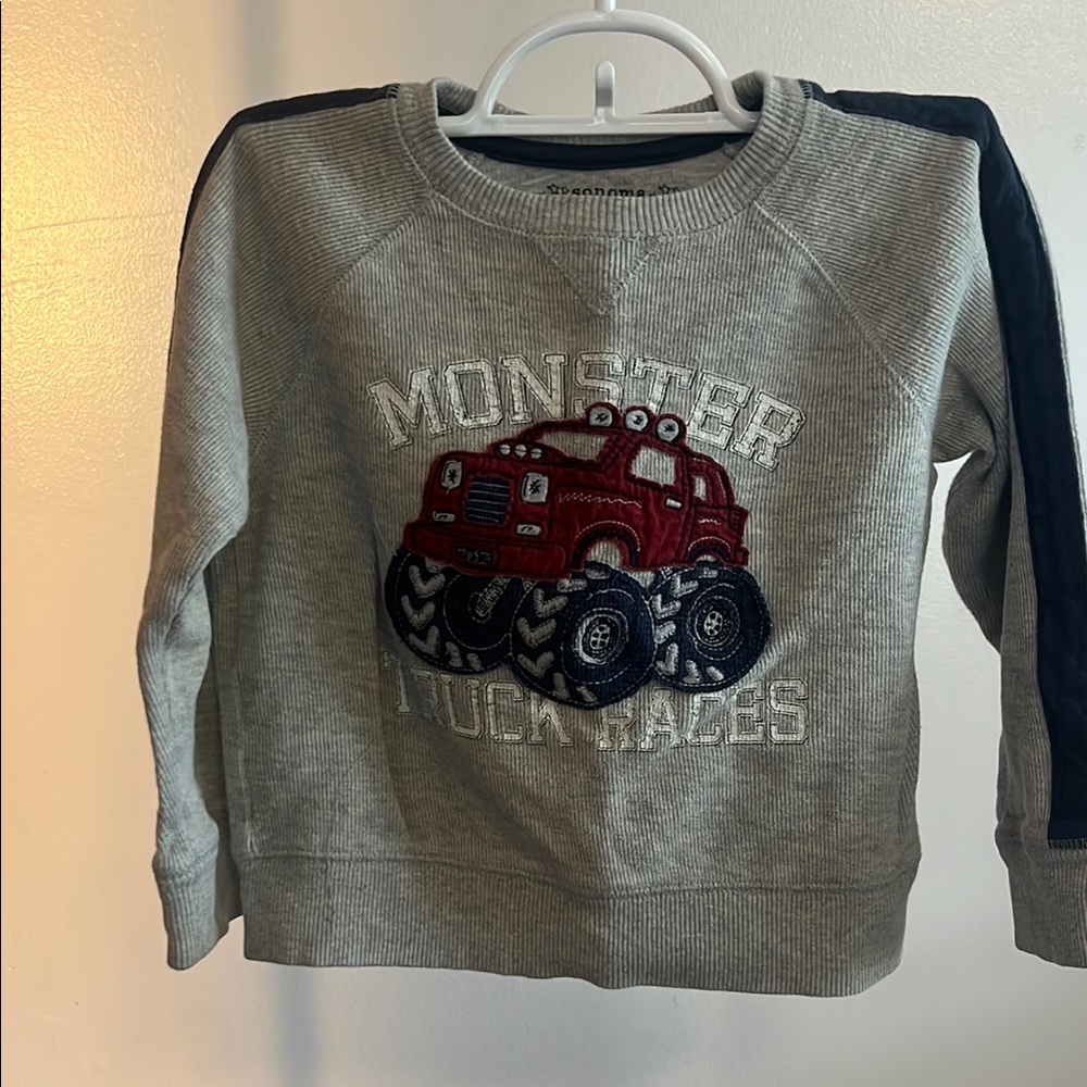 Sonoma Gray and Red Sweatshirts Sporty Casual Wear